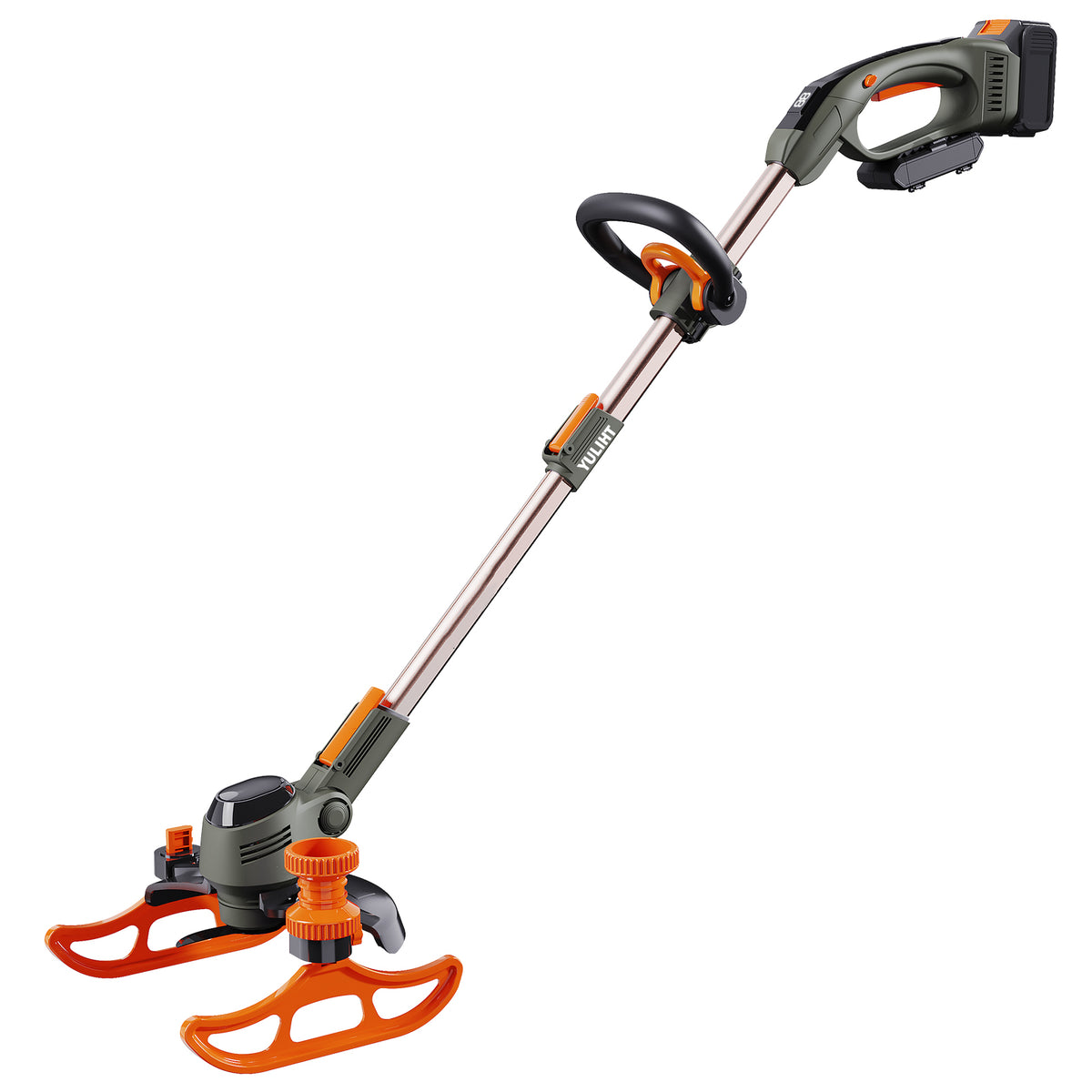 YULIHT 20V 12" Cordless String Trimmer & Electric Lawn Edger